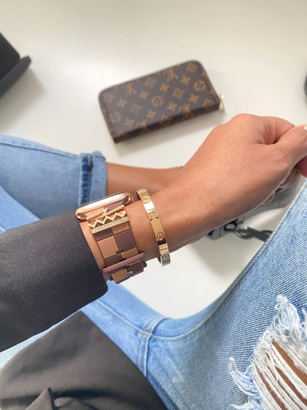 DOWNTOWN BROWN DAMIER